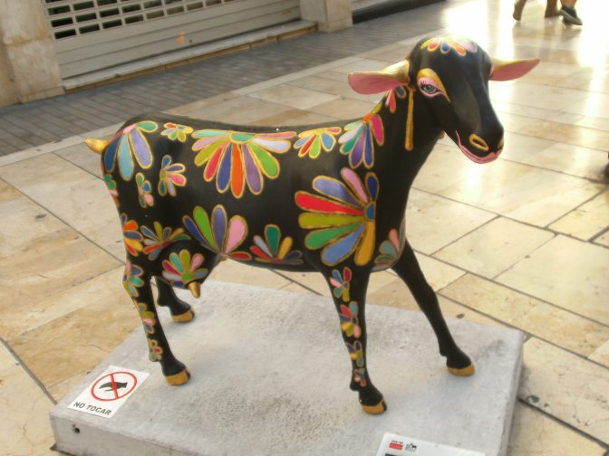 Floral goat from Malaga